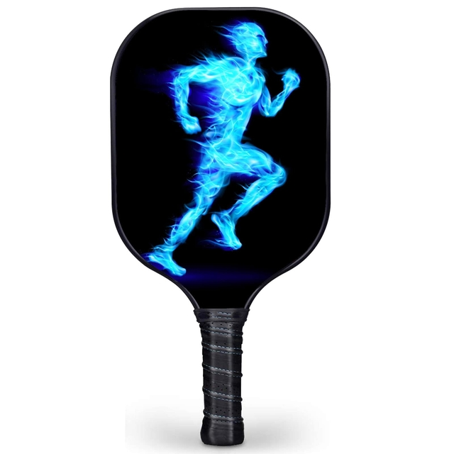 Pickleball Paddle, PB00038 Blue Fires Pickleball Rackets-Pickleball Sport